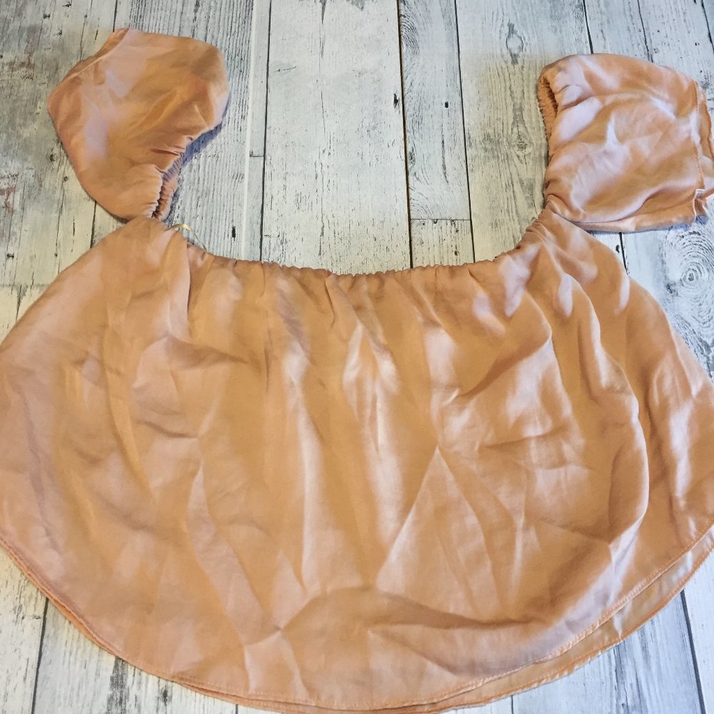 Lucca Champagne Crop Top